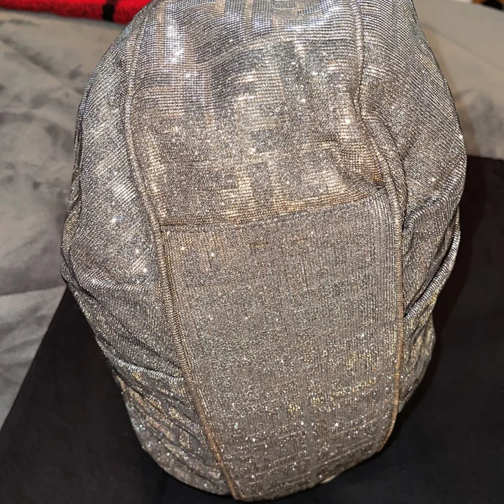 ❌ SOLD❌ FENDI ZUCCA MIA HOBO WITH GLITTER pristine condition *RARE FIND* Gorgeou - Picture 8 of 16